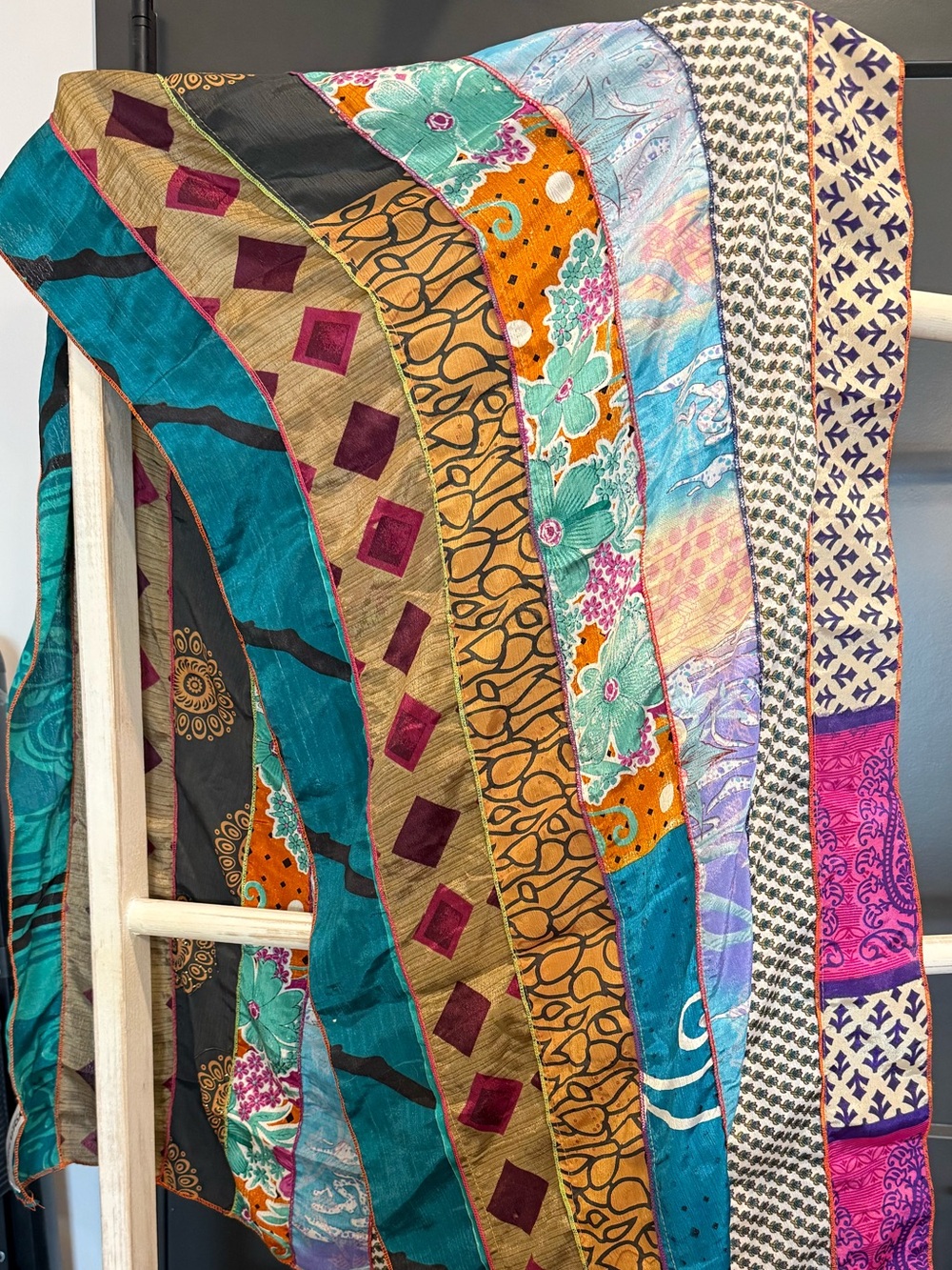 Silk medley scarf made from sari material- Originally $59.95—pick yours!!